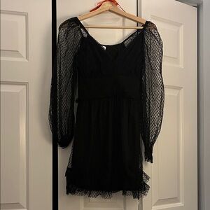 Dee Elly Black Lace Dress